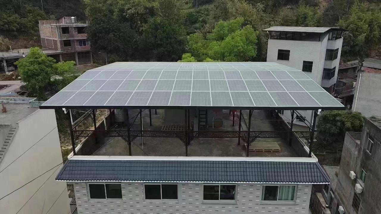 泉州15kw+10kwh自建别墅家庭光伏储能系统